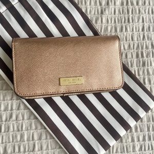 Henri Bendel Phone Case/Wallet - Rose Gold